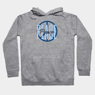 Blue Peace Design Hoodie